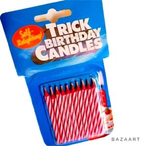 FREE W/PURCHASE Trick Birthday Candles